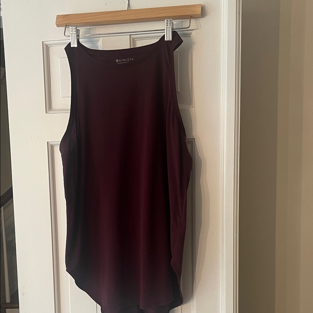 Athleta Deep Burgundy Tank Top
